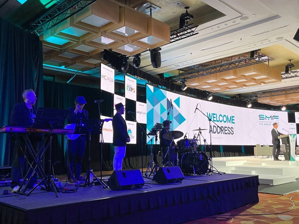 Singapore MICE (Meetings Incentives Conventions and Events) Forum 2023 - Music Team Building Band