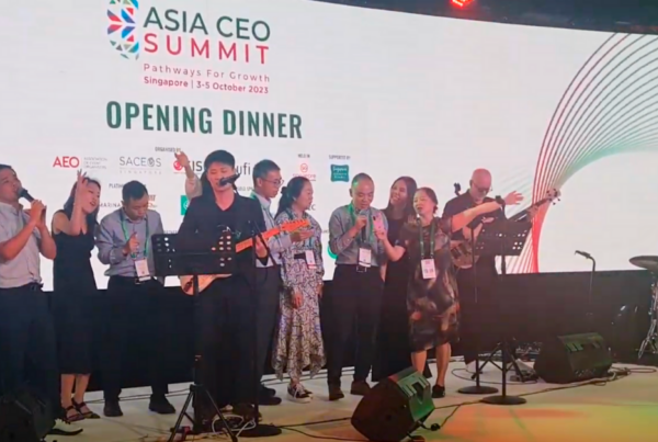 Asia CEO Summit Singapore SongDivision Music Team Building Conference Connections Networking