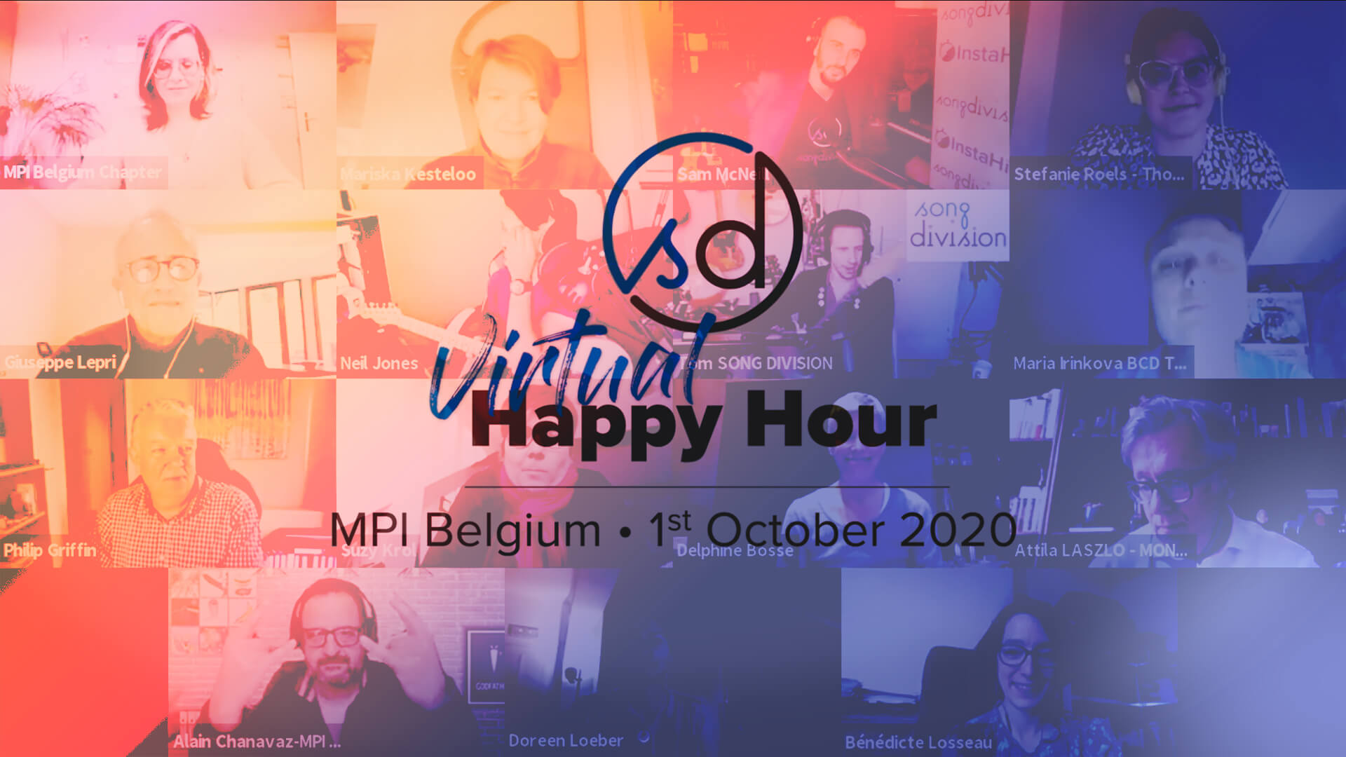 MPI Belgium: Virtual Happy Hour with SongDivision